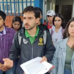 Estudiantes solicitan poder participar en las decisiones de los convenios firmados. Foto Luzfrandy Contreras.